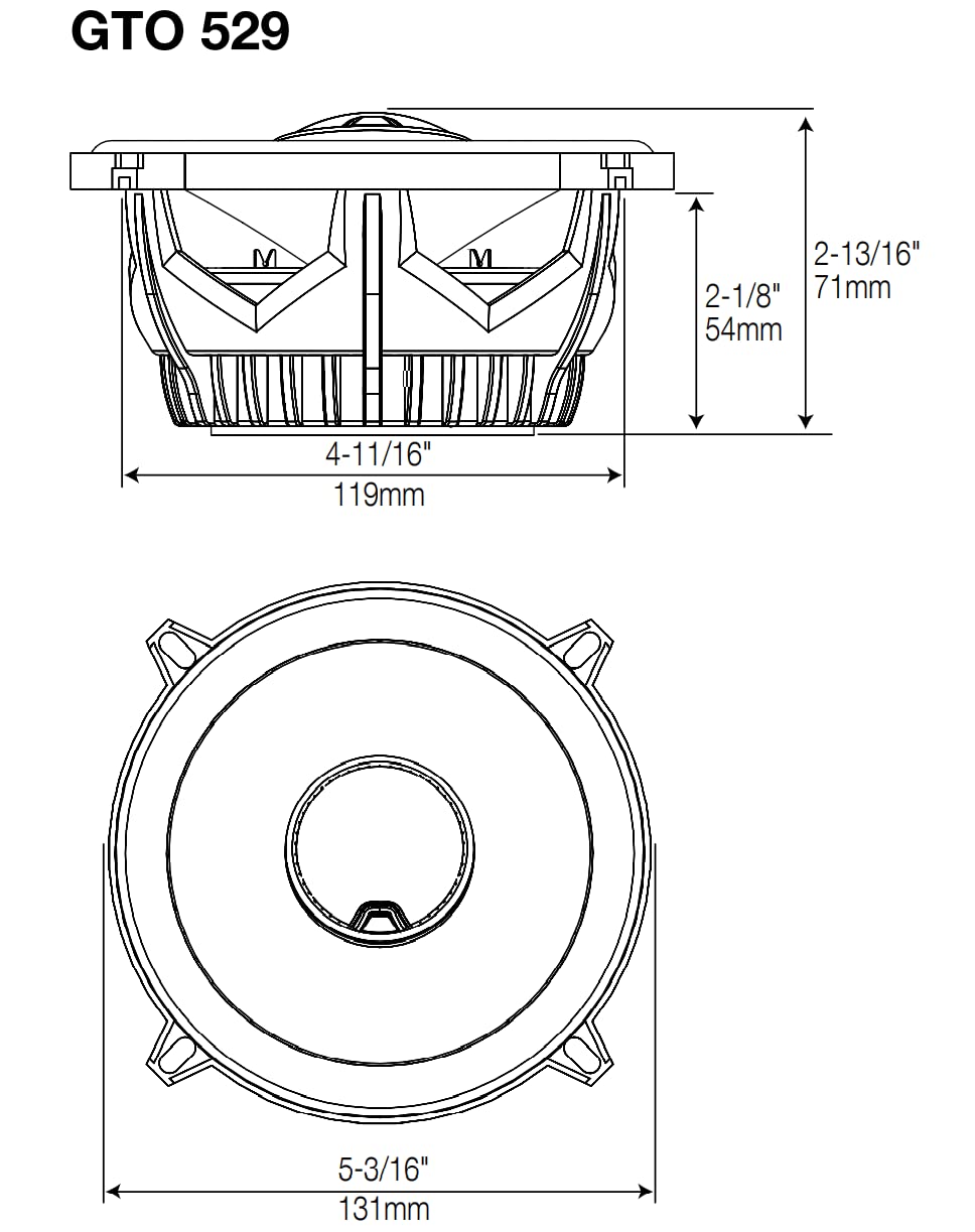 JBL GTO609C 270 Watts 6-1/2 JBL GTO609C 270 Watts 6-1/2
